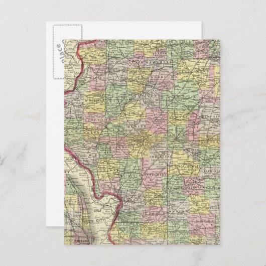 Illinois 10 postkarte (Vorne/Hinten)