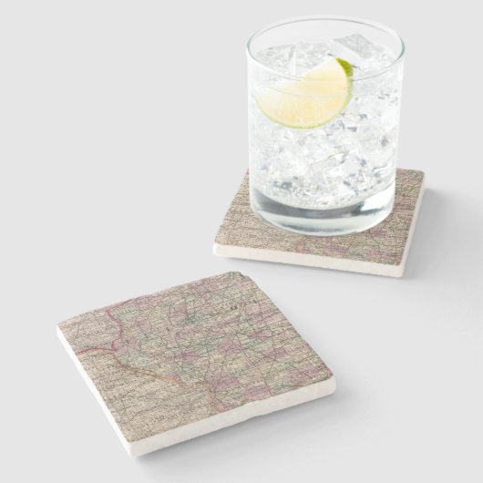 Illinois 10 steinuntersetzer (Seitenansicht)