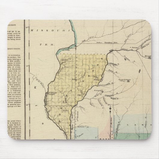 Illinois 1822 mousepad (Vorne)