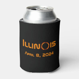 Illinois 2024 Gesamtsolares Eclipse Dosenkühler