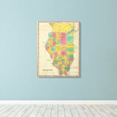 Illinois 4 leinwanddruck (Insitu (Holzboden))