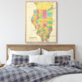 Illinois 4 leinwanddruck (Insitu (Schlafzimmer))