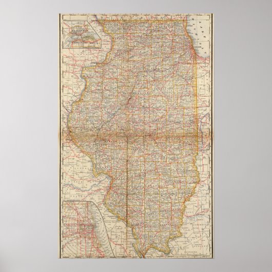 Illinois 4 poster (Vorne)