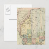 Illinois 4 postkarte (Vorne/Hinten)