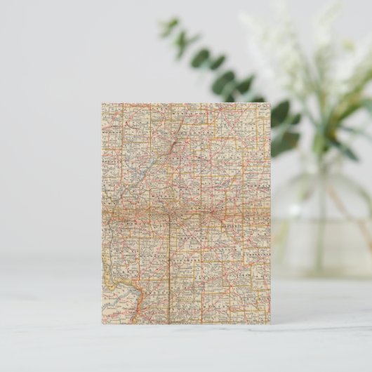 Illinois 5 postkarte (Stehend Vorderseite)