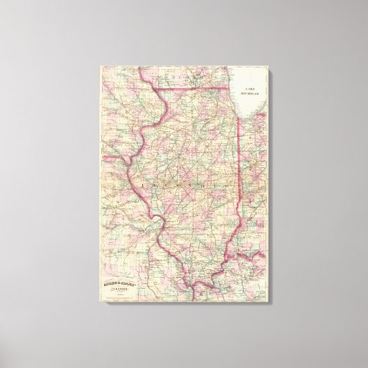 Illinois 6 leinwanddruck (Vorderseite)