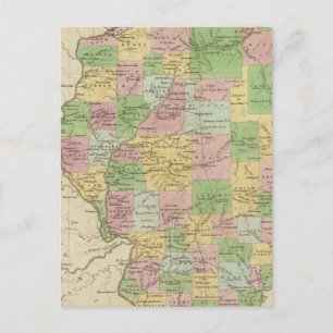 Illinois 6 postkarte