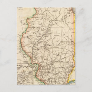 Illinois 6 postkarte