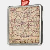 Illinois 8 silbernes ornament (Links)
