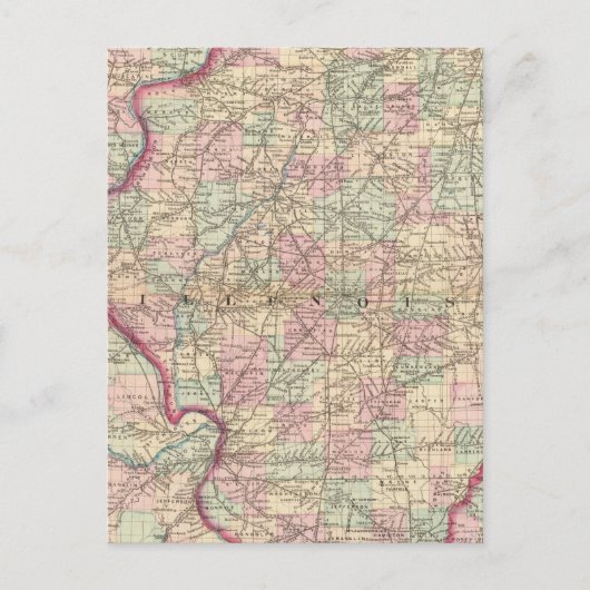 Illinois 9 postkarte (Vorderseite)