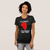 Illinois - Abe Lincoln Shot First T-Shirt (Vorne ganz)