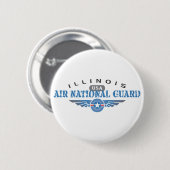 Illinois Air National Guard - USA Button (Vorne & Hinten)