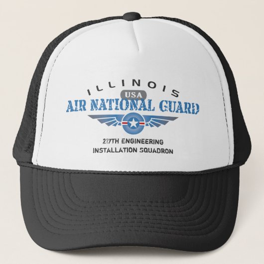 Illinois Air National Guard - USA Truckerkappe (Vorderseite)