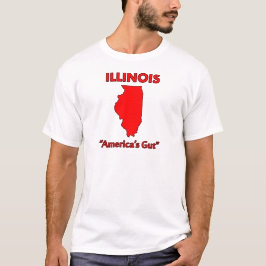 Illinois- - Amerikadarm T-Shirt (Vorderseite)