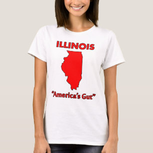 Illinois - Amerikas Bauch T-Shirt