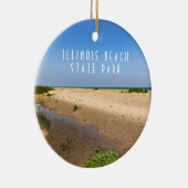 Illinois Beach Staat Park Keramik Ornament (Rechts)