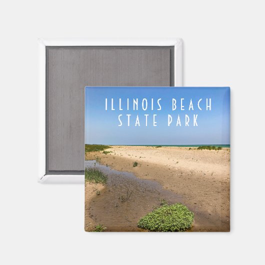 Illinois Beach Staat Park Magnet (Vorderseite/Rückseite)