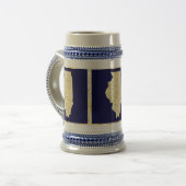 ILLINOIS BIERGLAS (Vorderseite Links)