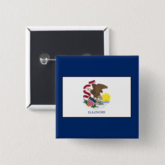 Illinois Button (Vorne & Hinten)