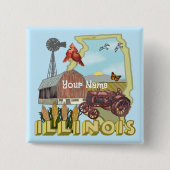 Illinois Button (Vorderseite)