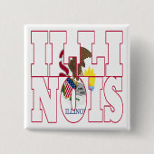 Illinois Button (Vorderseite)