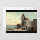 Illinois Central Depot Chicago Repro Vintag 1913 Postkarte (Vorne/Hinten)