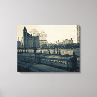 Illinois Central Railroad Building Chicago Vintage