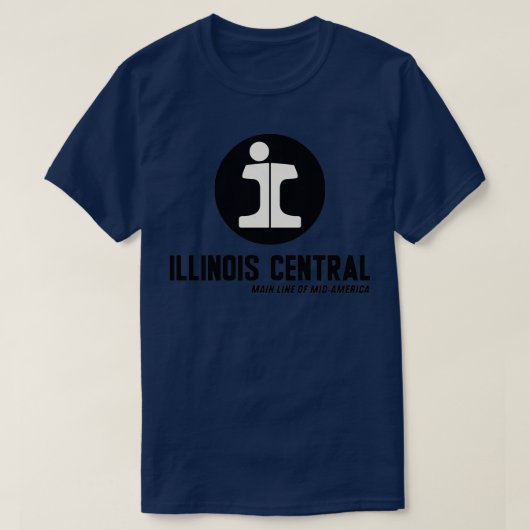 Illinois Central Railroad - Mainline von Mittelame T-Shirt (Design vorne)