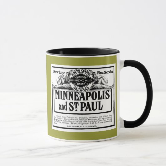 Illinois Central Railroad Tasse (Rechts)