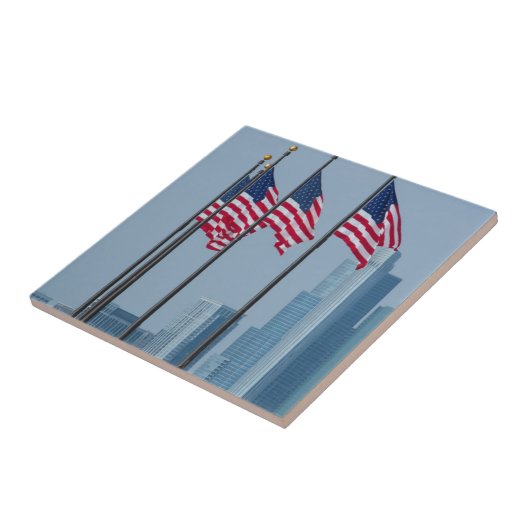 Illinois, Chicago. Marine-Pier, US kennzeichnet Fliese (Seite)