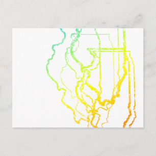 Illinois Chillout Postkarte