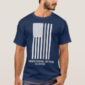 Illinois Correction Officer Thin Gray Line T-Shirt (Vorderseite)