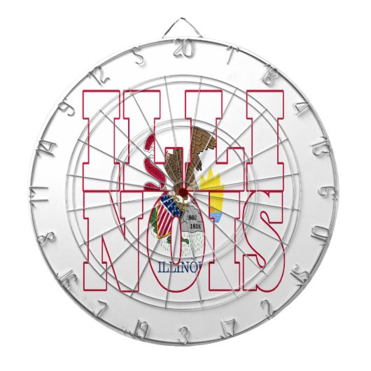 Illinois Dartscheibe (vorne)