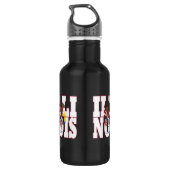 Illinois Edelstahlflasche (Rückseite)