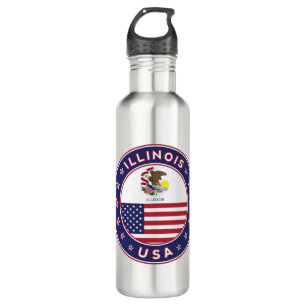 Illinois Edelstahlflasche