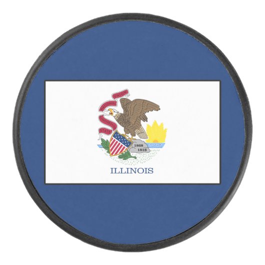 Illinois Eishockey Puck (Vorderseite)
