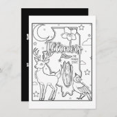 Illinois Farbkollage Einladung (Vorne/Hinten)