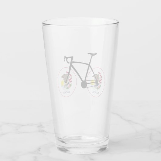 Illinois Flag Cycling Glas (Rückseite)
