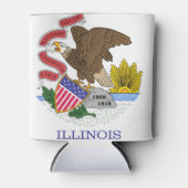 Illinois Flag Dosenkühler (Vorderseite)