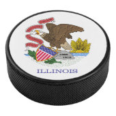 Illinois Flag Eishockey Puck (3/4)