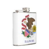 Illinois Flag Flachmann (Rechts)