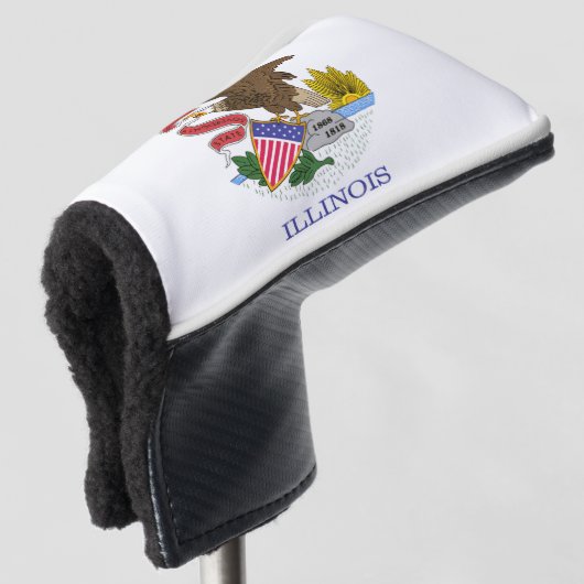 Illinois Flag Golf Headcover (3/4 Vorderseite)
