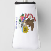 Illinois Flag Golf Headcover (Rotieren 90)