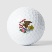 Illinois Flag Golfball (Vorderseite)