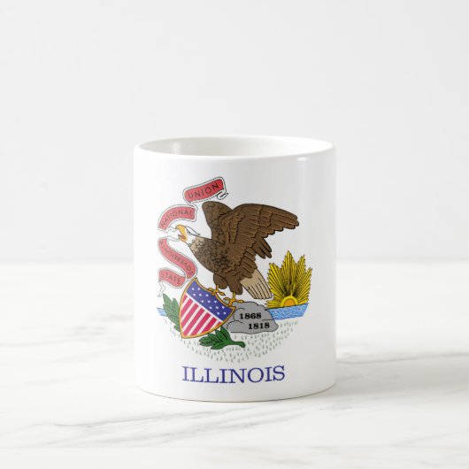 Illinois Flag Kaffeetasse (Mittel)