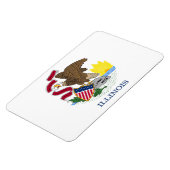 Illinois Flag Magnet (Linke Seite)