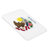 Illinois Flag Magnet (Rechte Seite)