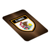 Illinois Flag Magnet (Rechte Seite)