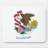 Illinois Flag Mousepad (Vorne)