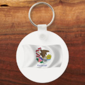 Illinois Flag Schlüsselanhänger (Vorderseite)